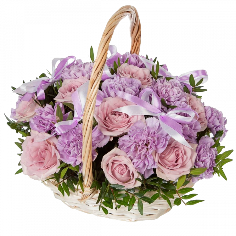 Композиция в корзине «Мелодия души»
